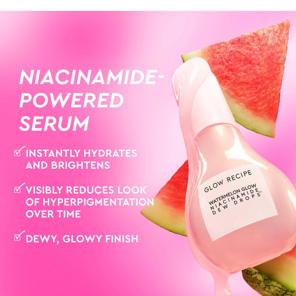 Glow Recipe Watermelon Glow Niacinamide Dew Drop Serum Retail $36 - Picture 7 of 15